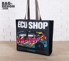 รับทำ รับผลิต กระเป๋าผ้า ถุงผ้า ให้กับ บริษัท อีซียู ช็อป 1 จำกัด