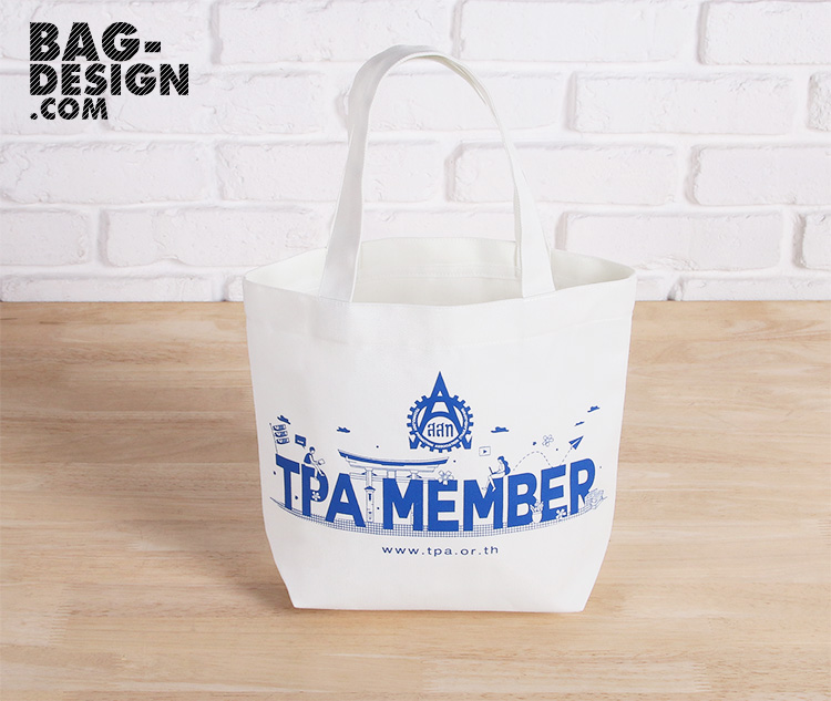 รับทำ รับผลิต กระเป๋าผ้า ถุงผ้า ให้กับ สมาคมส่งเสริมเทคโนโลยี (ไทย-ญี่ปุ่น)